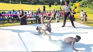 Ugandan wrestling female