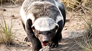 Fearless Honey Badger vs Venomous Snake Fight! 🦡🐍