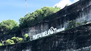 This is Melasti Beach Bali