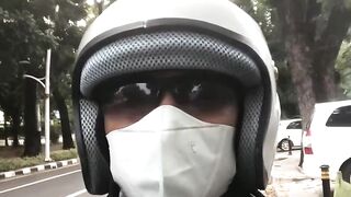 I'm riding a motorcycle right now.