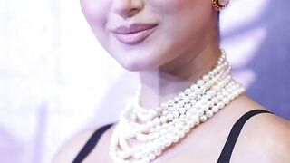 Tara Sutaria super hot and sexy actress in bollywood showing her boobs and nipples very sexy dress must watch.