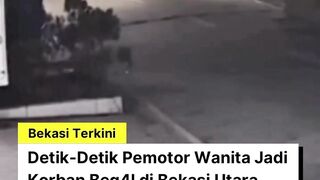 3 PELAKU BEGAL SERANG PENGENDARA WANITA DI BEKASI, MOTOR DIRAMPAS! 😱🏍