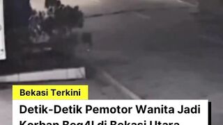 3 PELAKU BEGAL SERANG PENGENDARA WANITA DI BEKASI, MOTOR DIRAMPAS! 😱🏍 2