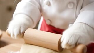 Cute Rabbit Chef Makes Homemade Noodles From Scratch 🐰👨‍🍳🍜