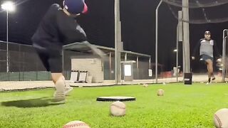 The Uncontrolled Hair Clip baseball Moment