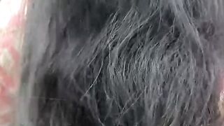 Romantic hair girl