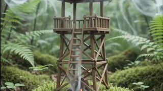 Tiny Forest Watchtower Rescue 🌲🚒 | Saving Mini World ASMR 2