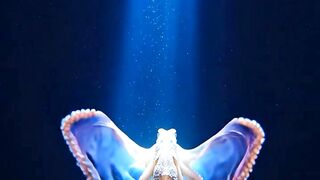 The female Blanket Octopus (Tremoctopus)