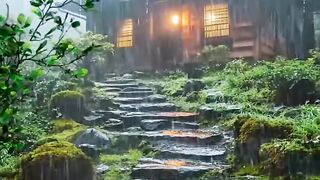 Dreem house in rain