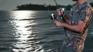 Esse peixe quebrou minha vara #viral