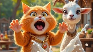 Smart Cat's Milk Plan FAIL | Funny Orange Cat Story