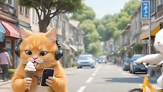 AI Fat Orange Cat Ruins Everyone’s Day 😹