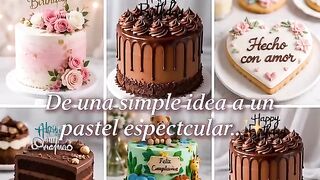 🎂✨ De una simple idea a un pastel espectacular…