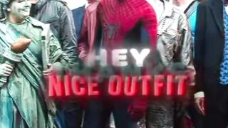 Spider man home coming hi is this you  nice outfit