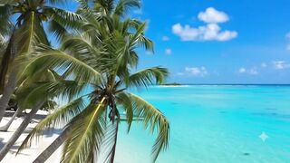 Beach drone video