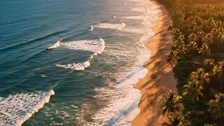 A sea beach is a beautiful place