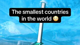 The smallest countries in the world🤯