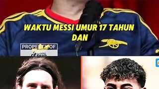 Messi umur 17 dan Yamal umur 17 bagusan mana ❓ #panjisuryono #coachjustin #podcast #sepakbola #fyp
