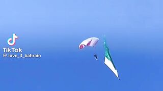 Pakistani Flay in air