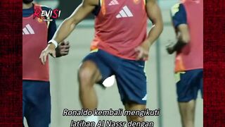 Ronaldo tampil jadi keemasan, rekan-rekannya sampai syok ngelihatnya! 😳