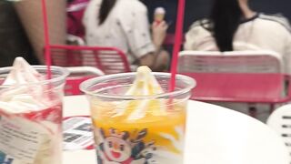 Our night hangout at icecream shop