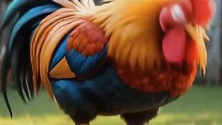Mischievous Fat Orange Cat catch Rooster & Cooks Him 😂🍗 #cat #catvideos #animation #allages