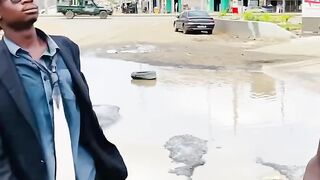 Blind man walking