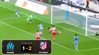 Atletico Madrid berhasil mengalahkan Olympique de Marseille dengan skor tipis 2-1