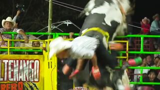 a very dangerous bull in the ring