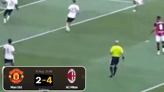 AC Milan berhasil mengalahkan Manchester United dengan skor 4-2