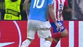 menit terkahir terjadinya goal