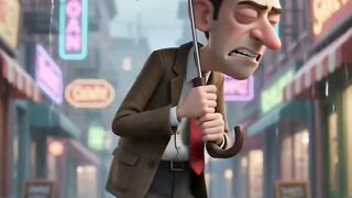 The Umbrella Had a Mind of Its Own! 😂 ☔ | Funny 3D Cartoon