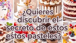🎂✨ ¿Te imaginas crear pasteles así?