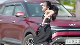Nice small girl dance