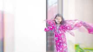 Small indian girl dance