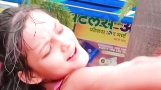Sweet small girl dance