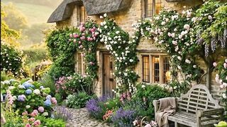 Every flower, every stone, every little detail... this feels like stepping into a fairy tale. 🌸🏡