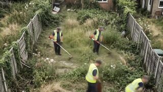 This backyard was completely abandoned... until someone saw its potential