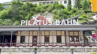 Traveling on the World's Steepest Cogwheel Railroad | Pilatus Bahn | Switzerland 🌨🇭