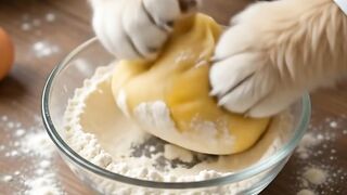 Cute Rabbit-Dog Chef Makes Italian Pasta From Scratch 🐰🐶👨‍🍳🍝
