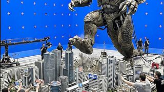 How Movie Monsters Destroy Miniature Cities! 🦖🏙️