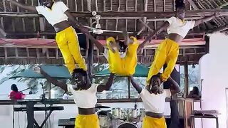 African acrobatic show 3