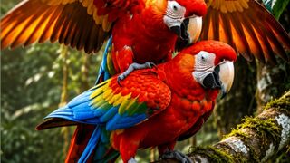 You Won’t Believe How HUGE These Parrots Are! 😱