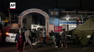 Tents house patients outside hospital after quake hits Indonesia