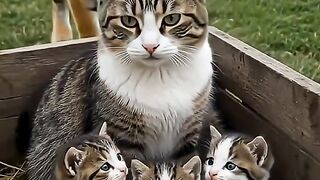 German Shepherd Saves Mother Cat 🥹❤️ | Reunites Her With Kittens | Emotional Rescue