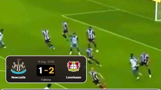 Bayer Leverkusen berhasil mengalahkan Newcastle United dengan  skor 2-1