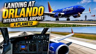Landing At Orlando International Airport | X-Plane12