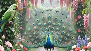 Peecock lovers ai video 8