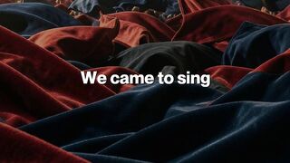 We are to sing