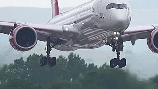 ✈️Airbus A350 Virgin Atlantic Smooth Landing